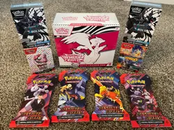 Pokemon White Flare ETB Black Bolt 151 Surging Sparks Destined Rivals Bundle LOT - Image 1