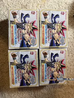 Konami Yu-Gi-Oh! Battle City Finals 4 Sealed Boxes Secret Rare 25th Anniv - Image 1