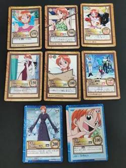 Nami One Piece Carddass Hyper battle lot C41 C296 S122 S20 2000 Bandai eb253 - Image 1