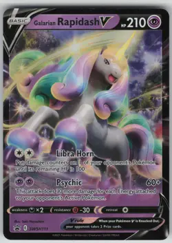 Galarian Rapidash V - Promo SWSH: Sword & Shield Promo Cards SWSH111 NM - Image 1