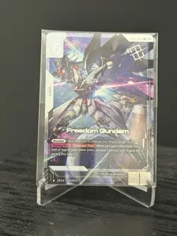 Gundam Card Game GD01-065 FREEDOM GUNDAM Newtype Challenge Champion ENGLISH - Image 1