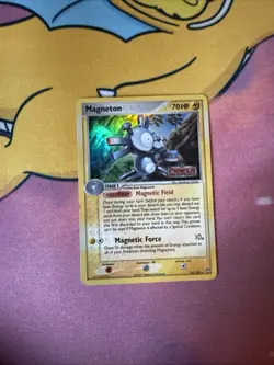 2007 Pokemon Ex Power Keepers Magneton 16/108 Holo Card LP - Image 3