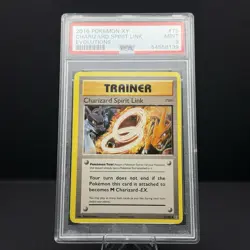 Pokemon Evolutions 2016 Trainer Charizard Spirt Link Card #75/108 Uncommon - Image 1