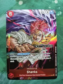 Shanks (CS 25-26 Event Pack Finalist Ver.) P-083 One Piece Promotion Cards Foil - Image 1