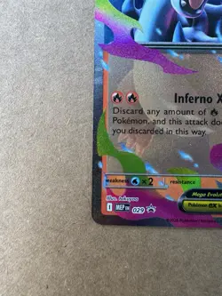Pokemon Mega Charizard x Ex Card 029 Black Star Promo Near Mint Or Better Holo - Image 3