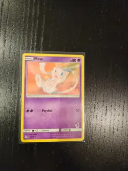 Mew Hidden Fates Card 32/68 Regular Rare Pokemon TGC - NEAR MINT, good condition - Image 1