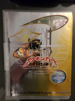 Pokemon NEO GENESIS Premium File Folder Series 1 (9 Card Set) NM/M Japanese - Image 1