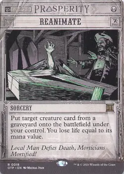 Reanimate Outlaws of Thunder Junction: Breaking News Regular - Image 1