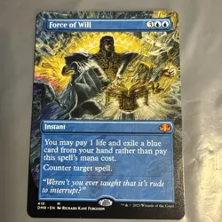 Force of Will (Borderless) Dominaria Remastered Regular - Image 1