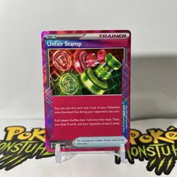 Unfair Stamp 165/167 - Ace Spec Sv06: Twilight Masquerade Pokemon TCG - NM - Image 1