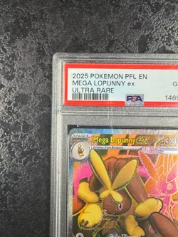 2025 POKEMON PFL EN MEGA LOPUNNY ex ULTRA RARE #115 💎 PSA 10 - Image 3
