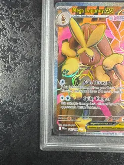 2025 POKEMON PFL EN MEGA LOPUNNY ex ULTRA RARE #115 💎 PSA 10 - Image 4