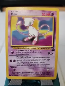 Mew #8 MP Pokemon TCG 2000 Promo - Image 1