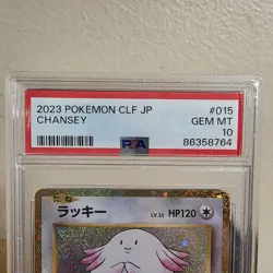 PSA 10 GEM MINT Chansey Holo 015/032 CLF Japanese Classic Collection Pokemon - Image 2