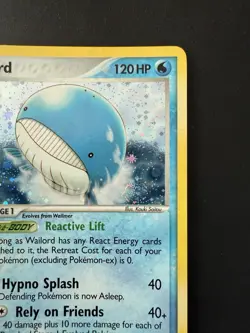 Pokemon TCG Legend Maker EX Wailord 14/92 Rare Holo Foil NM - Image 3