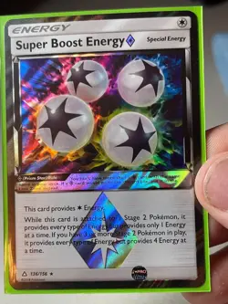 Pokemon Super Boost Energy Prism Star 136/156 Pokemon TCG Ultra Prism Sun Moon - Image 1