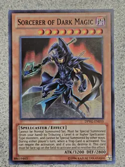 YuGiOh Sorcerer of Dark Magic DPYG‑EN010 Super Rare VLP – Duelist Pack Yugi - Image 1