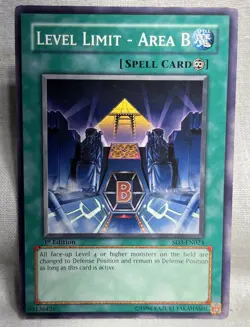 3x Level Limit - Area B SD3-EN024 SD: Blaze Destruction 1st Edition LP Playset - Image 2