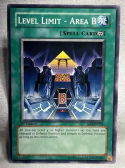 3x Level Limit - Area B SD3-EN024 SD: Blaze Destruction 1st Edition LP Playset - Image 3