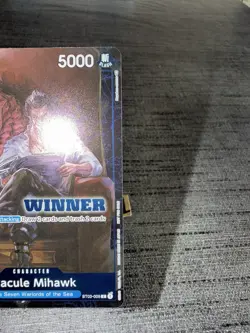 Carte One Piece Dracule Mihawk ST03-005 C WINNER Promo English Card - Image 5