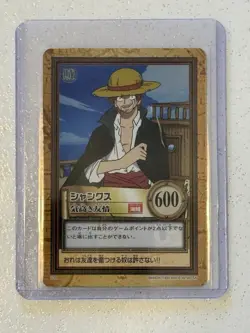 One Piece Carddass Hyper Battle First Stage Holo Shanks #C14 bandai 1999 - Image 1