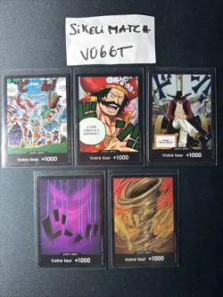 CARTE ONE PIECE LOT DE 5 CARTES DON FR NEARMINT/MINT SANS DOUBLES - Image 1