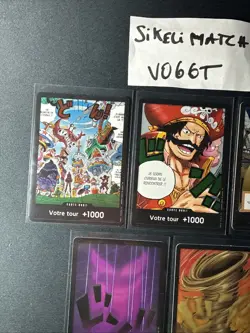 CARTE ONE PIECE LOT DE 5 CARTES DON FR NEARMINT/MINT SANS DOUBLES - Image 2