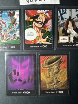 CARTE ONE PIECE LOT DE 5 CARTES DON FR NEARMINT/MINT SANS DOUBLES - Image 4