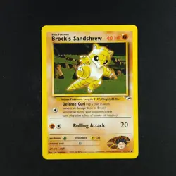 Brock's Sandshrew 71/132 - Gym Heroes - Pokemon Card - Image 1