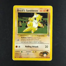 Brock's Sandshrew 71/132 - Gym Heroes - Pokemon Card - Image 5