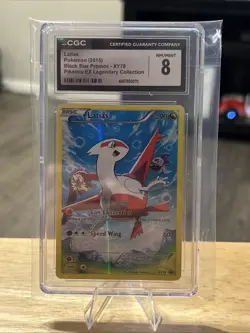 CGC 8 Latias 2015 Black Star Promos XY78 Pokemon Card - Image 1