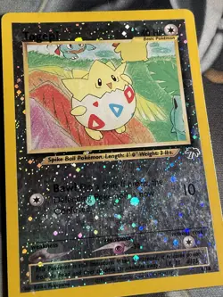 Togepi 4/18 Holo Southern Islands Promo - English Pokemon Card Reverse 2001 - Image 2