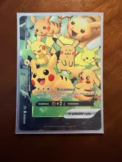 Pikachu V-Union [Set of 4] SWSH: Sword & Shield Promo Cards Holo - Image 4