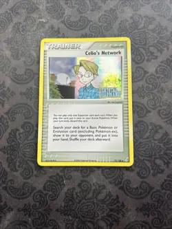 Pokemon Card - Celio's Network Crystal Guardians Stamped 73/100 Reverse Holo - Image 1