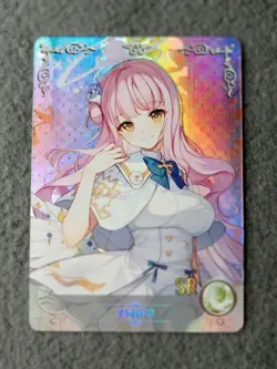 Misono Mika Blue Archive Goddess Story SR NS-1M14SR-24 WAIFU card anime foil new - Image 1