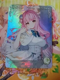 Misono Mika Blue Archive Goddess Story SR NS-1M14SR-24 WAIFU card anime foil new - Image 2