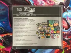 Evolving Skies Pokemon Center Elite Trainer Box Small Corner Tear On Back w/case - Image 2