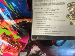 Evolving Skies Pokemon Center Elite Trainer Box Small Corner Tear On Back w/case - Image 5