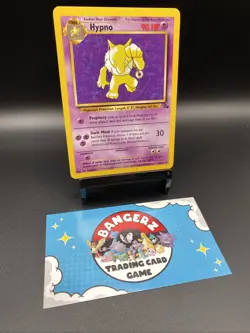 Pokemon TCG Hypno Fossil Card 23/62 Unlimited Rare Non Holo LP Vintage - Image 3