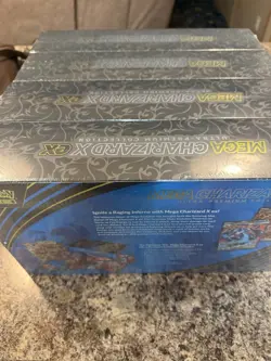 4 Boxes Pokemon TCG Phantasmal Flames Mega Charizard Ultra Premium UPC Sealed - Image 5