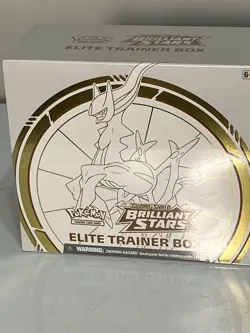 Pokemon TCG Brilliant Stars Elite Trainer Box Sealed 820650870125 - Image 1