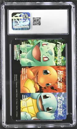 Bandai Pokemon Zukan (2004) Bulbasaur/Charmander/Squirtle CGC 8.5 NM/MINT+ - Image 2