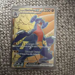 Cynthia's Garchomp SVP 204 Black Star Promo Full Art Holo Pokemon TCG Card - Image 1