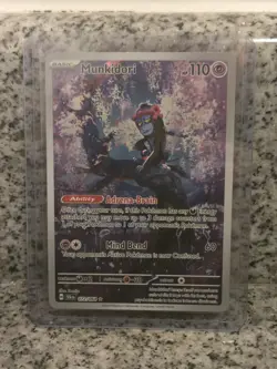 2024 Pokemon SV Shrouded Fable - Illustration Rare #072/064 Munkidori Pack Fresh - Image 1