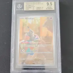 Pokemon Mimikyu Promo 075 Sv: Scarlet & Violet Holo Beckett 9.5 - Image 1