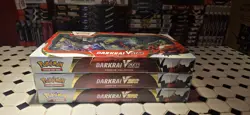 Pokemon TCG Darkrai VSTAR Premium Collection Box Sealed X3 small tears see descr - Image 5