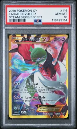 Gardevoir EX (Secret) 116/114 XY - Steam Siege Holo PSA 10 GEM MINT Pokemon ✨ - Image 3