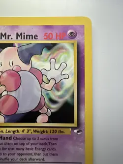 Pokemon TCG Sabrina's Mr.Mime Gym Challenge 94/132 Unlimited Common Card WOTC LP - Image 2