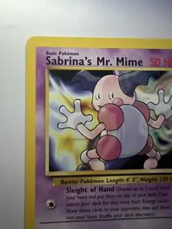 Pokemon TCG Sabrina's Mr.Mime Gym Challenge 94/132 Unlimited Common Card WOTC LP - Image 3