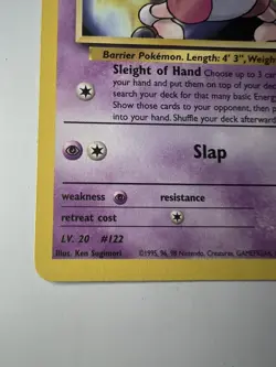 Pokemon TCG Sabrina's Mr.Mime Gym Challenge 94/132 Unlimited Common Card WOTC LP - Image 4